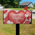 thumbnail image 3 of Gradual Change Of Heart Mailbox Covers Magnetic Letter Box Wrap Standard Size 21x18 Inch Mailbox Decor Post Letter Box Decoration for Outdoor Garden Yard, 3 of 5
