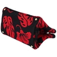 thumbnail image 5 of Pre-Owned PRADA Canapa Tote Bag Black Red Canvas Leaves Print, 5 of 9