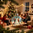 thumbnail image 7 of 1pc Clear Plastic Christmas Story Ball Ornament, Old Fashioned Scene Pendant for Tree Hanging Decor, Holiday Decor 3in, 7 of 7