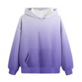 thumbnail image 5 of Cute Hoodies for Teen Girls Trendy Preppy Hooded Sweatshirts Oversized Long Sleeve Pullover Sweatshirt Girls Gradient Clothes, 5 of 6
