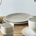 thumbnail image 4 of Noritake Khaki Hammock Set of 4 Coupe Stripe Salad Plates, 4 of 6