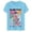A1-Light Blue2298, variant on XIAONU Floral Letter Print T Shirt for Women Crew Neck Short Sleeve Casual Daily Tees