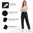 thumbnail image 4 of Stretch Active Pants for Women Over 50, Comfy Womens Stretch Active Breathable Casual Pants, 4 of 7