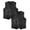 Black/Black, variant on Victory Outfitters Men's 2 Pack Patch Leather Vest - Black/Brown - M