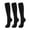 Black, variant on Women's Soft Knee-High Dress Socks, Combed Cotton with Comfortable Elastic Cuff, 3-Pair Pack