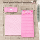 thumbnail image 3 of Primlect Tapete para Siesta, 55" x 22", Saco de Dormir Portátil con Almohada Removible, Fácil de Enrollar y Almacenar, Rosa, 3 of 8