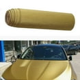 thumbnail image 4 of Car Styling Film Body Color Changing wrap brushed car Foil Wrap Decorative Sticker Film Matt Brushed, Golden, 4 of 7
