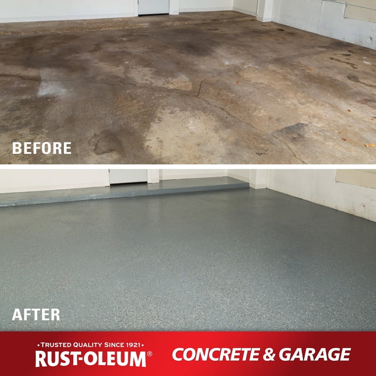 Rust-Oleum Concrete & Garage Floor Paint, Armor Gray 1-Gallon photo 3