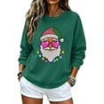 thumbnail image 3 of jehdhy Christmas Sweatshirts for Women Fashion Loose Casual Crewneck Long Sleeve Cute Pullover Fall Winter Graphic Tops, 3 of 6