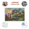 thumbnail image 2 of Mickeys & Minnies Share A Kiss in Sweetheart Cove Posters Art Print Wall Photo Paint Poster Hanging Picture Family Bedroom Decor Gift 08x12inch(20x30cm), 2 of 6