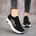 thumbnail image 2 of ibiyuan Womens Orthopedic Walking Shoes Mesh Knitted Woven Walking Shoes Women Arch Support on Womens Platform Sneakers Lightweight Hands-Free Mary Jane Shoes Foam Shoes, 2 of 6