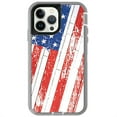 thumbnail image 3 of For Apple iPhone 13 Pro 6.1 inch Heavy Duty Defender Armor Hybrid Case Cover With Clip American Flag, 3 of 4