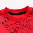thumbnail image 6 of ATAIKU 2-7Y Kids Boys French Terry Sweatshirts Construction Vehicle Novelty Crewneck Pullover Cotton Tops, 6 of 7