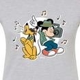 thumbnail image 3 of Disney - Mickey & Friends - Pluto Sings while Mickey Dances - Juniors Fitted Graphic T-Shirt, 3 of 5