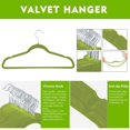 20pcs NonSlip Hangers Kids Flock Coat Hangers Clothes Hanging Rack