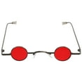 thumbnail image 1 of EeaseMX Gafas de sol pequeñas con montura redonda, creativas, decorativas, para fiesta y playa, para hombres y mujeres (rojas), 1 of 7