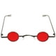 thumbnail image 1 of BRIGHTFUFU Gafas de sol pequeñas con montura redonda, creativas, decorativas, para fiesta y playa, para hombres y mujeres (rojas), 1 of 7