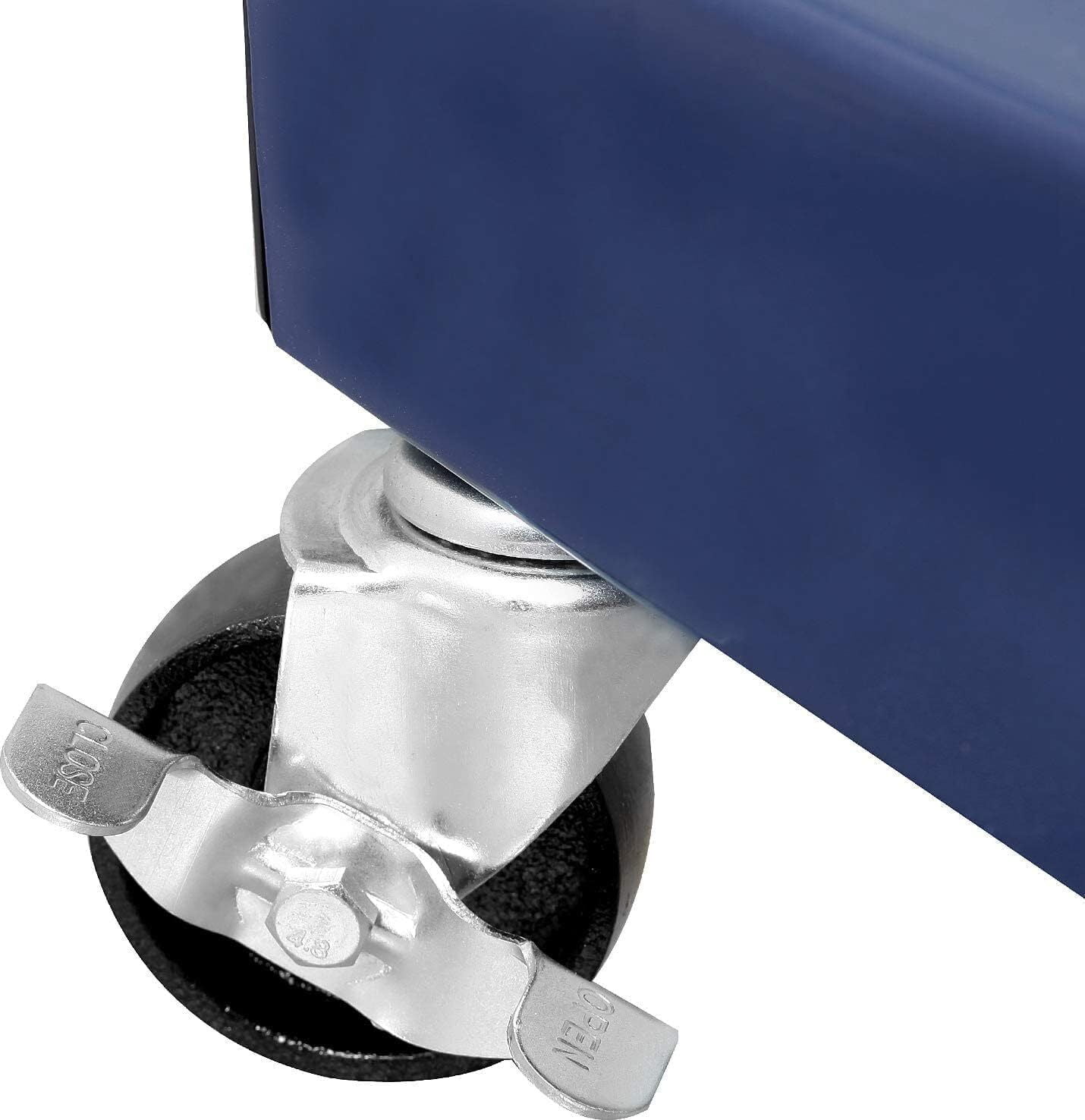 HPDMC Engine Stand, 1500 lbs (3/4 Ton) Steel Rotating Engine Stand with 360° Adjustable Head, Foldable Frame & 4 Casters for Auto Repair & Vehicle Maintenance (Blue)