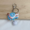 thumbnail image 6 of Tnobhg Cartoon Dragon Head Shape Keychain Stainless Bell Decor Exquisite Car Keys Storage Women Shoulder Bag Decoration Pendant New Year Festive Keyring, 6 of 7