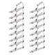thumbnail image 2 of Moyic Prácticos y fáciles de sujetar con clips para manteles que ahorran espacio y un ajuste seguro Prácticos para las abrazaderas de Decoración del hogar plata juego 1: 16 piezas, 2 of 6