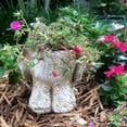 thumbnail image 4 of Homestyles Antique White Elephant Muggly Mascot Animal Statue Planter Pot, 4 of 5