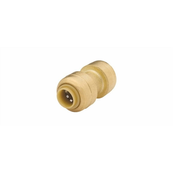 SharkBite 1/4 in. Push x 1/4 in. Dia. Push Brass Coupling