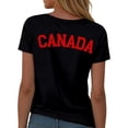 thumbnail image 5 of Cnbwig Tops for Womens Graphic Tees for Canada Day Celebration Letter Printed Maple Leaf Shirts Casual Short Sleeve Round Neck Top, 5 of 5