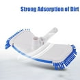 thumbnail image 3 of Amdohai Swimming Pool Curved Vacuum Cleaner Suction Vacuum Head Brush Cleaner Above Ground Cleaning Tool Part Pool Cleaning Brush Head Tools Swimming Pool Vacuum Head Cleaner Side Brushes, 3 of 7