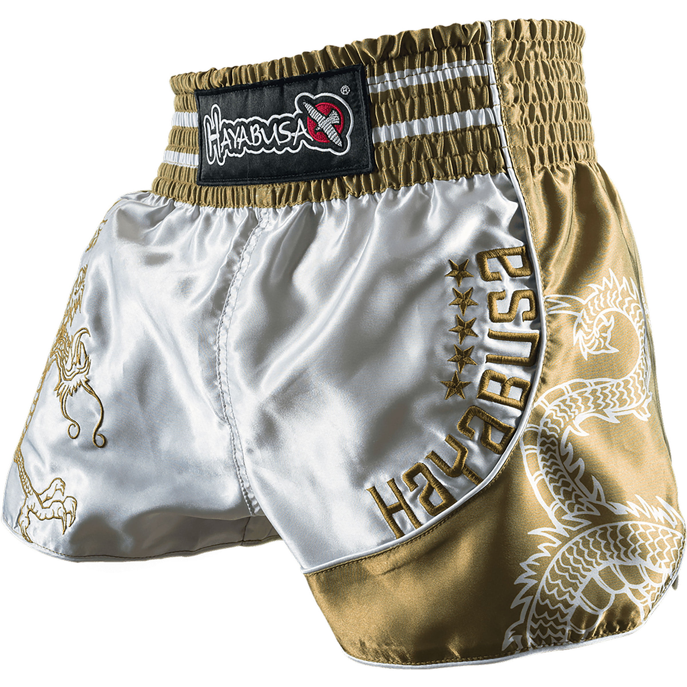 - Free Shipping Gold X-Large 36 Hayabusa Muay Thai Shorts 