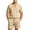 04# Khaki, variant on Zenithor Men's 2 Piece Cotton Linen Sets Summer Short Sleeve Button Placket Shirt and Shorts Casual Outfits for Beach Vacation XS-3XL