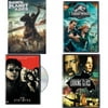Assorted 4 Pack DVD Bundle: Dawn of the Planet of the Apes, Jurassic World: Fallen Kingdom, The Lost Boys, Looking Glass