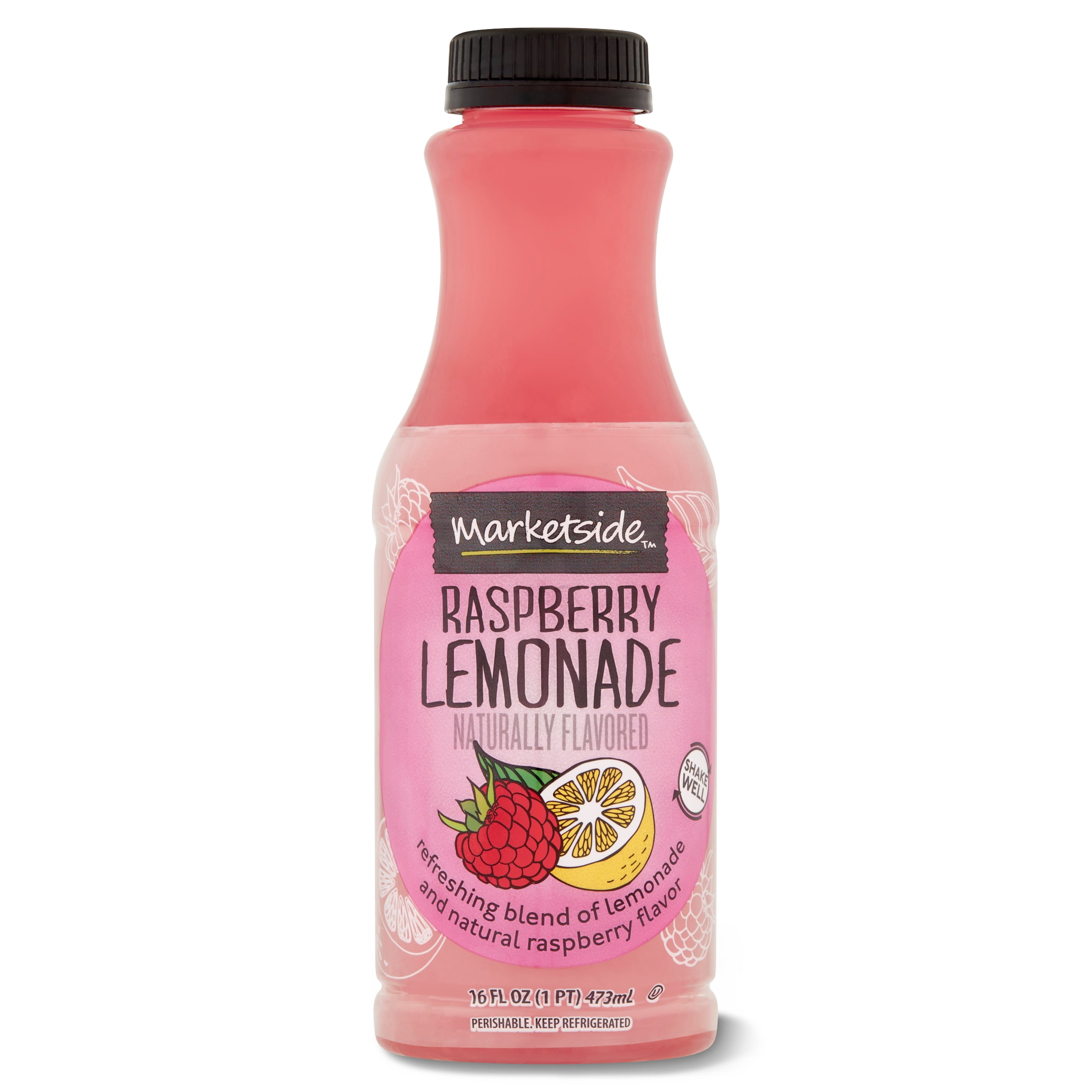 Marketside Raspberry Lemonade, 16 Fl Oz - Walmart.com