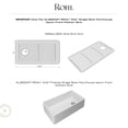 thumbnail image 2 of Rohl WSGAL3620WH Allia 32-3/4" L X 19" W Stainless Steel Basin Rack For The Allia Al3620af, 2 of 6