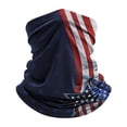 thumbnail image 2 of Helii UPF 50+ American Flag Face Mask Neck Gaiter – Cooling Sun Mask Dust Balaclava Face Cover for Men Women, Breathable Outdoor Mask for Fishing Hiking Cycling Blue,One Size, 2 of 6