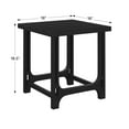 thumbnail image 4 of WestinTrends Outdoor 18" HDPE Square Adirondack Patio Side Table, Weathered Wood, 4 of 16