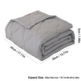 thumbnail image 3 of IMossad Cooling Blanket for Hot Sleepers, Lightweight Cool Summer Blanket for Night Sweats, 60x80 inch, 3 of 6