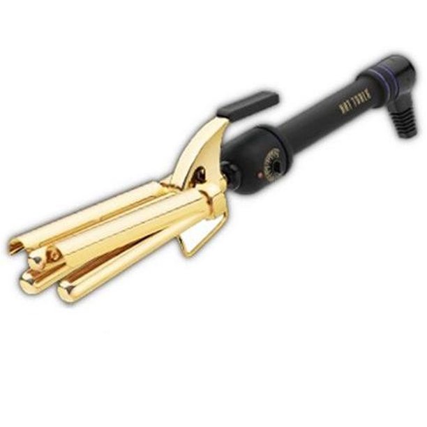 Hot Tools Gold Spring Triple 3 Barrel Waver Iron 1175