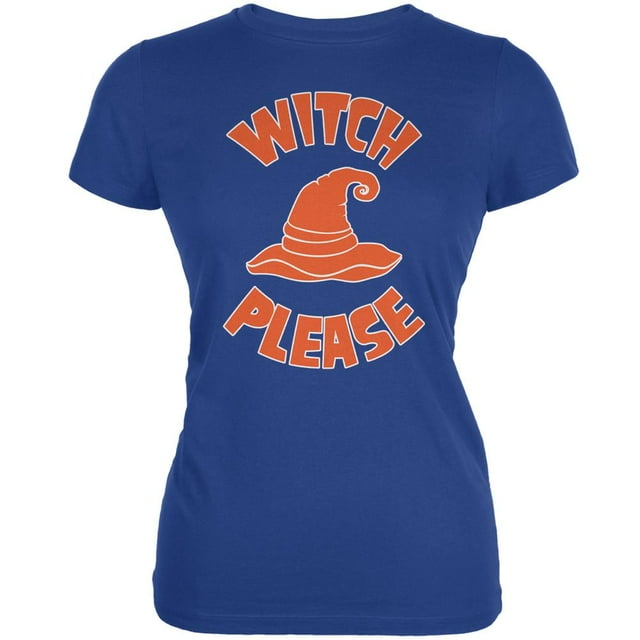 T-Shirt Doux Junior Halloween Sorcière Please Royal