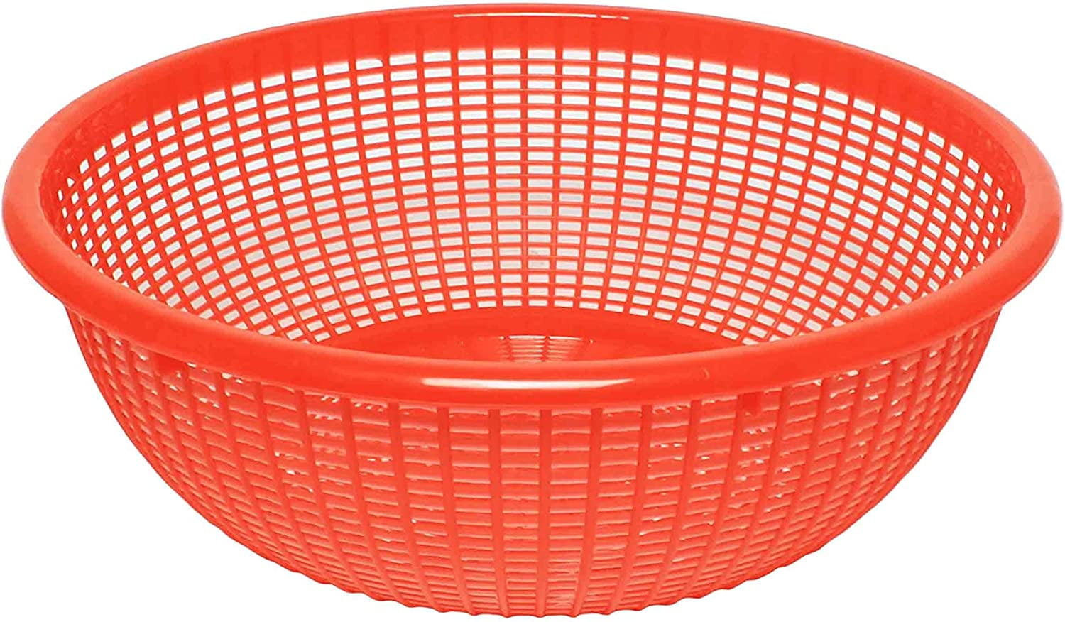 TrueCraftware 9Inch Round Perforated Wash Basket, Colander, Plastic