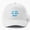 White, variant on No No No No No Baseball Cap, Repeating Refusal Statement Graphic Design, Classic Everyday Hat