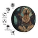 thumbnail image 4 of Fotbe Tree Meditating Golden Retriever Funda de Llanta de Repuesto con Estampado, Engrosada, Ajuste Universal para Jeep, Remolque, RV, SUV, Camión-15 inch, 4 of 6