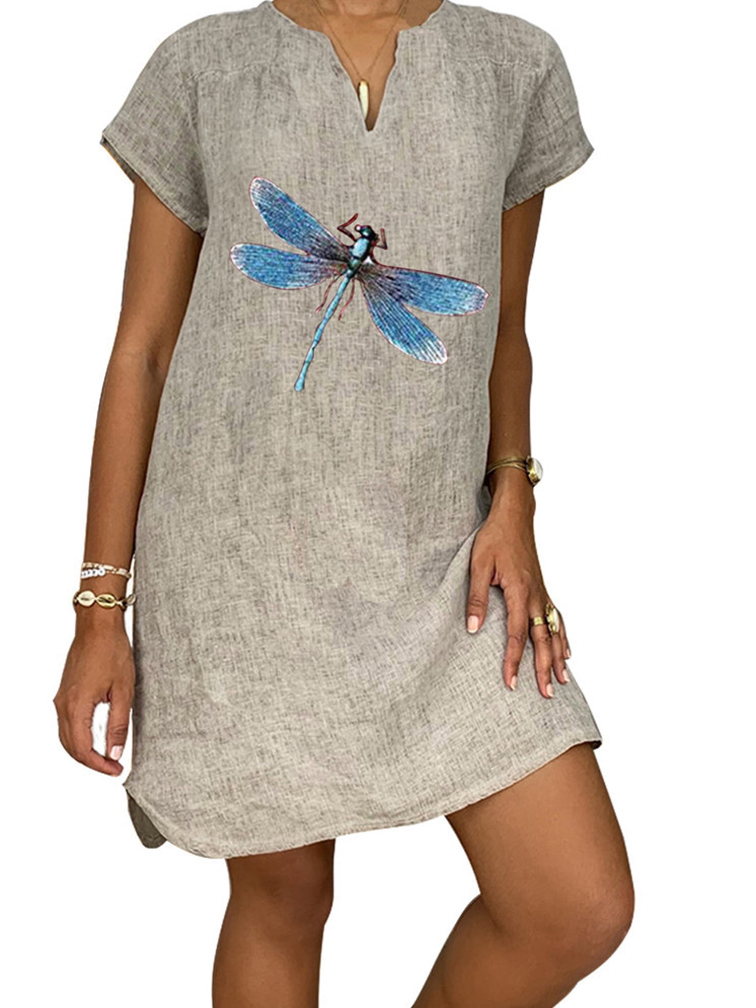 Dragonfly print dress Clearance