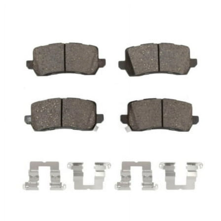 Carquest Premium Gold Ceramic Brake Pads - (4-Pad Set)