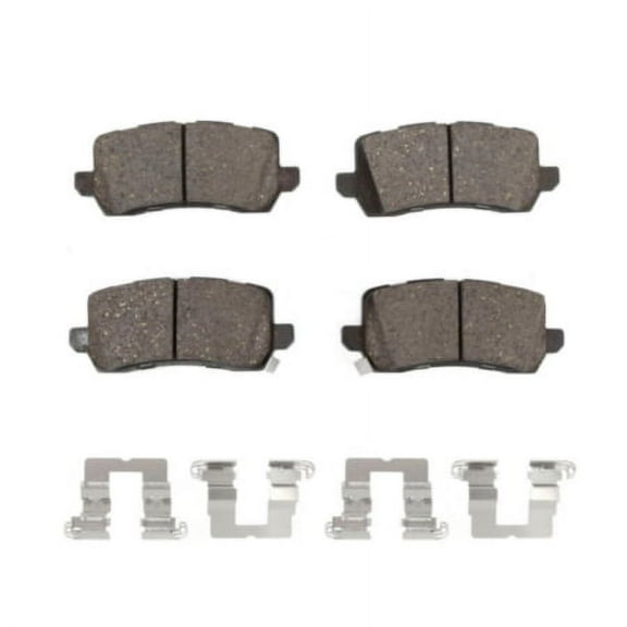 Carquest Premium Gold Ceramic Brake Pads - (4-Pad Set)