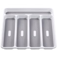 thumbnail image 1 of Bandeja Plástico para Cubiertos Vajilla Organizador Cajones Conveniente, 1 of 8
