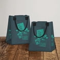 thumbnail image 3 of XMXT Reusable Lunch Bag Women, Game Sticker Handle Pattern Insulated Lunch Tote for Office Travel, 3 of 8
