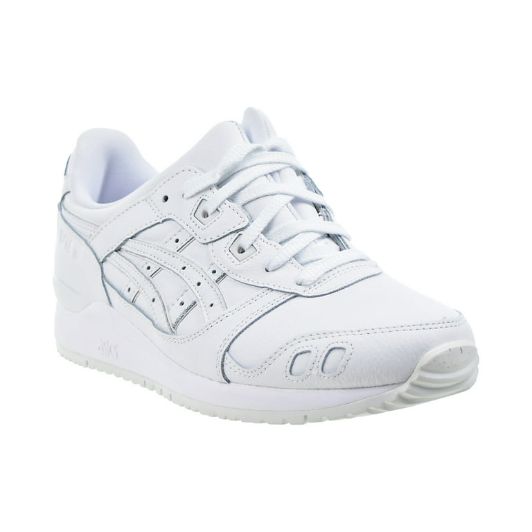 Asics Gel-Lyte III OG 1201A257-100 Men Triple White Leather Sneaker Shoes  NR5056 (7.5)