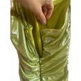 thumbnail image 3 of B. Darlin Womens Juniors Metallic One Shoulder Evening Dress, 3 of 3