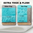 thumbnail image 5 of Jakolive 6x9 ftAzure Fluffy Rug from Solid Shag Line，Ultra-Plush Area Rug Perfect for Kid's Rooms, Cloakrooms. Crafted for Snug Underfoot Feel & Stylish Room Accents, 5 of 7