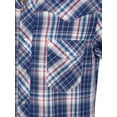thumbnail image 3 of Wrangler Men's and Big Men's Short Sleeve Plaid Western Shirt, 3 of 3